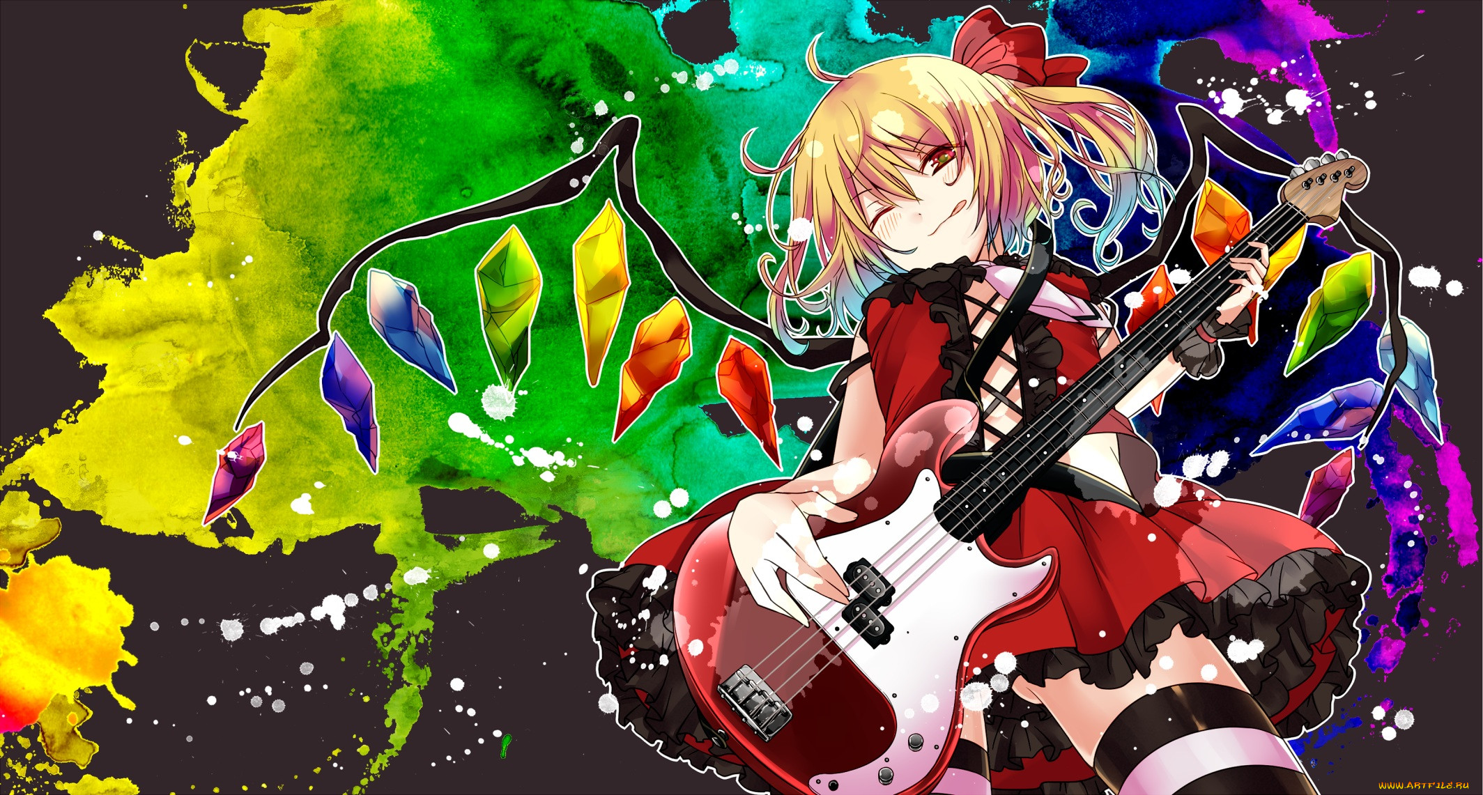 , touhou, flandre, scarlet
